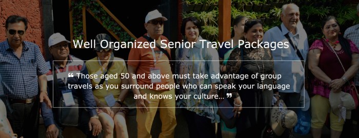 Tour group citizen senior adventure another go time